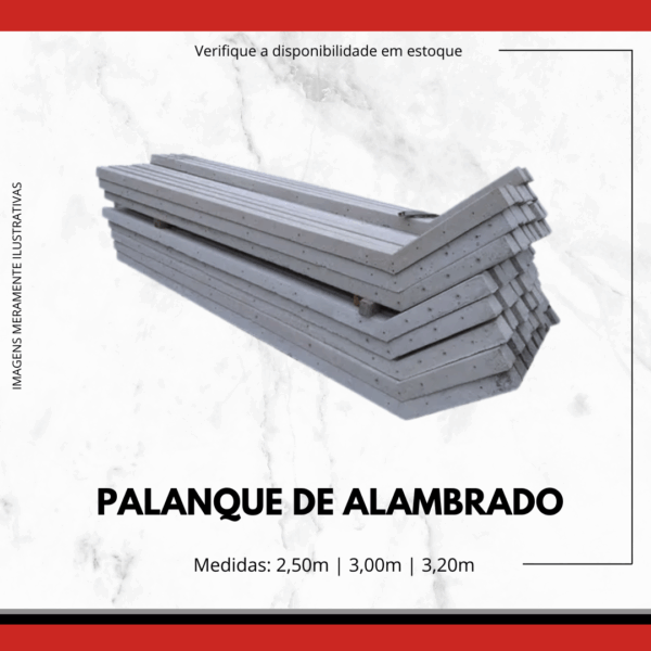 Palanque de Concreto para Alambrado