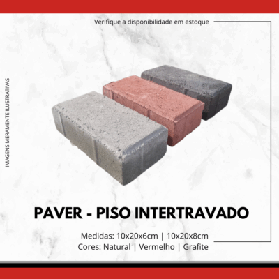 Paver de Concreto (Piso Intertravado)